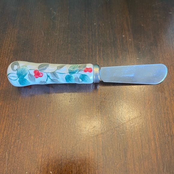 Pfaltzgraff Winterberry Dip Bowl And Spreader - Picture 9 of 13